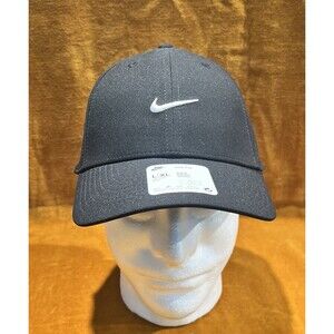Nike Dri-FIT Structured Black Club Hat XL Cap Snapback Adjustable FV5563-010